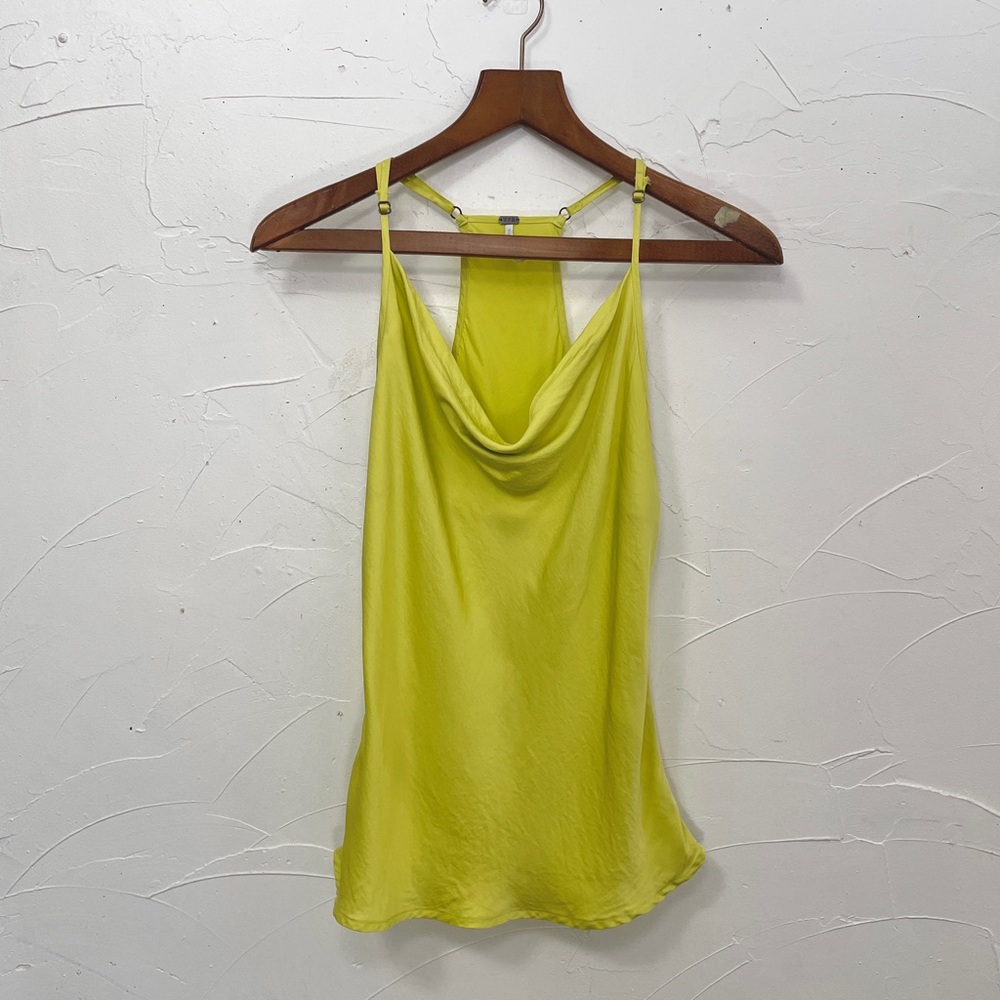 Young Fabulous & Broke Satin Cowl Neck Racerback Tank - Picture 6 of 8